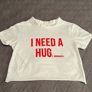 Los Sundays Tequila I NEED A HUGe margarita crop tee. Sz XS.